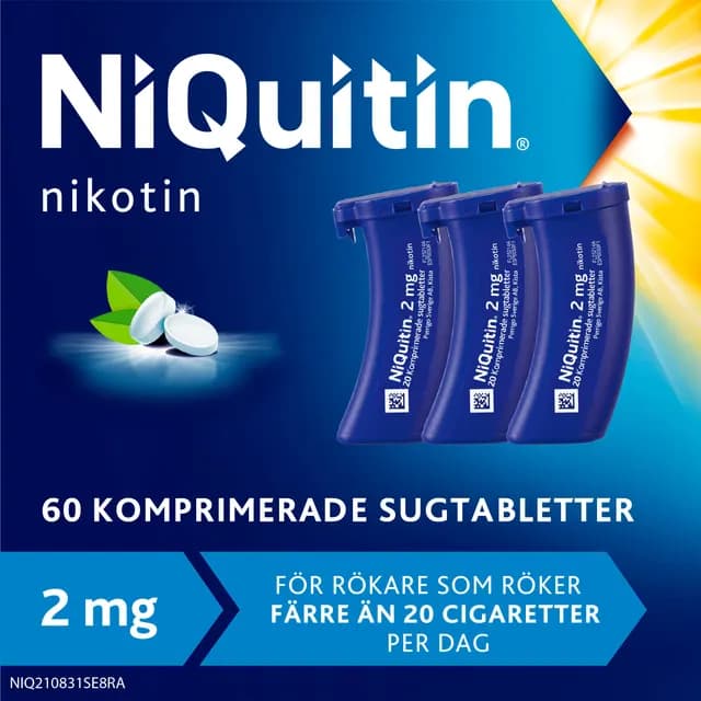 NiQuitin Komprimerad Sugtablett 2 mg