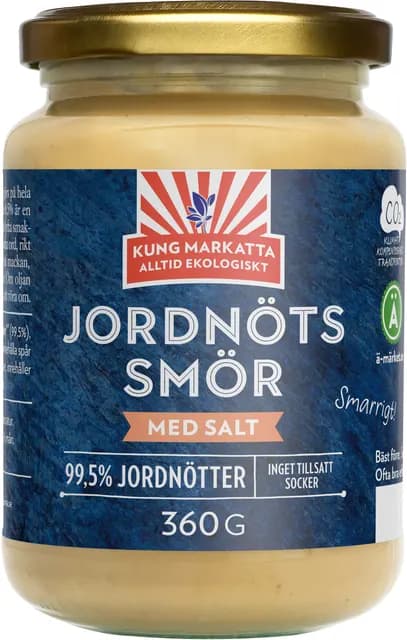 Kung Markatta Jordnötssmör Salt EKO 360 g