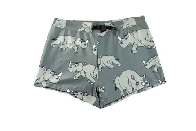 Tao & Friends Swim trunks multi-animal Noshörningen Mörkgrå 80/86 cm