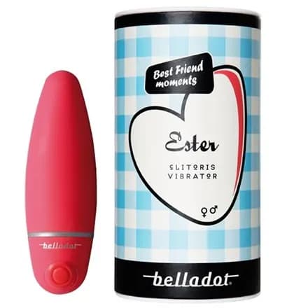 Belladot Ester Klitoris Vibrator Röd