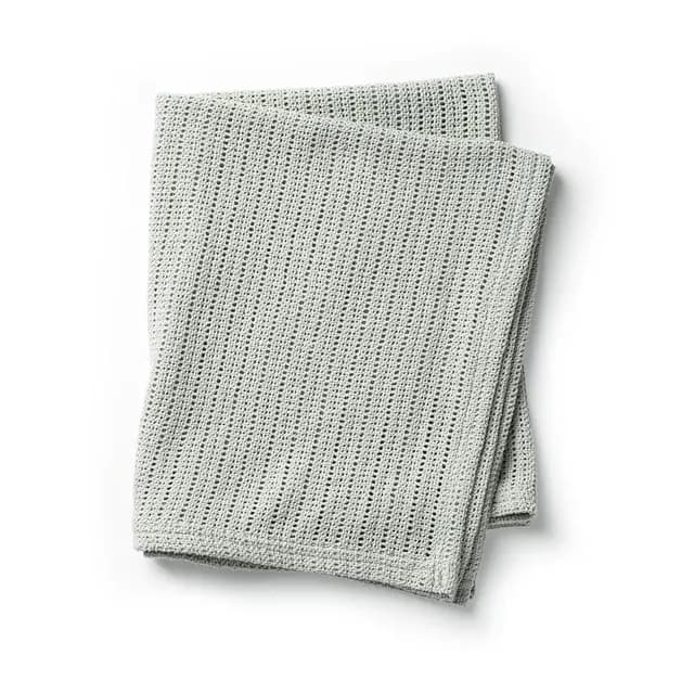 Elodie Cellular blanket Mineral Green