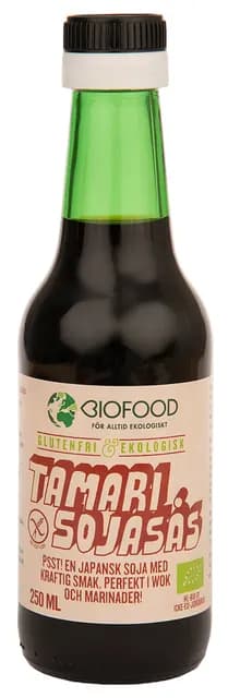 Biofood Glutenfritt Japansk Tamari Sojasås 250 ml