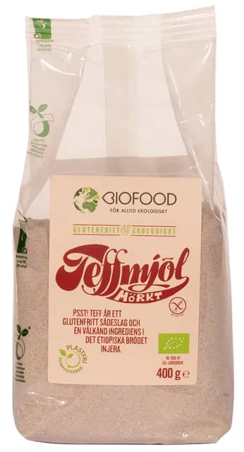 Biofood Teffmjöl Mörkt 400 g