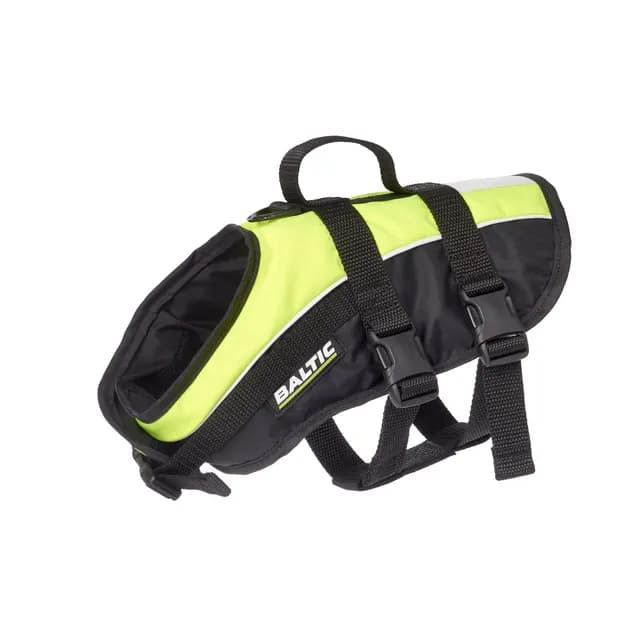 Baltic Mascot Hundflytväst UV-gul/Svart L 15-40 kg