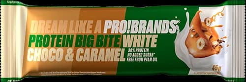 ProBrands Protein Bar Bigbite White Choco & Caramel 45 g