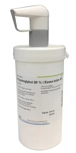 Propylenglykol i Essex kräm APL 20 % 480 gram Kräm