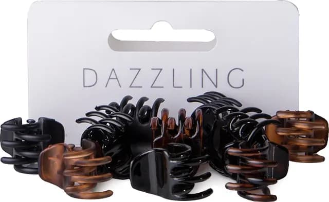 Dazzling Clips klämmor mini mix 10-pack