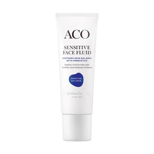ACO Sensitive Balance Face Fluid Parfymfri Ansiktskräm 50 ml