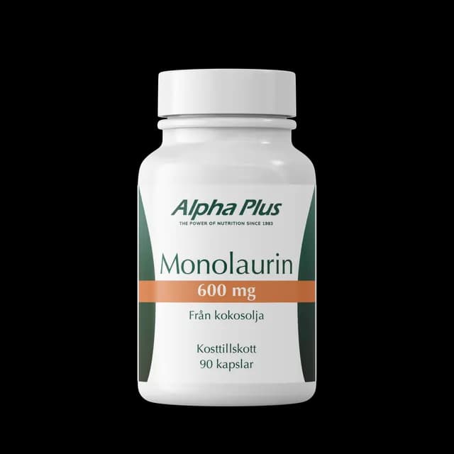 Alpha Plus Monolaurin 600 mg 90 kapslar
