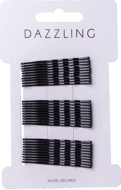 Dazzling Bobbipins Svarta 30-pack