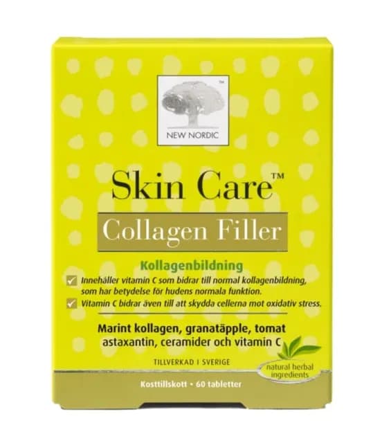 New Nordic Skin Care Collagen Filler 60 tabletter