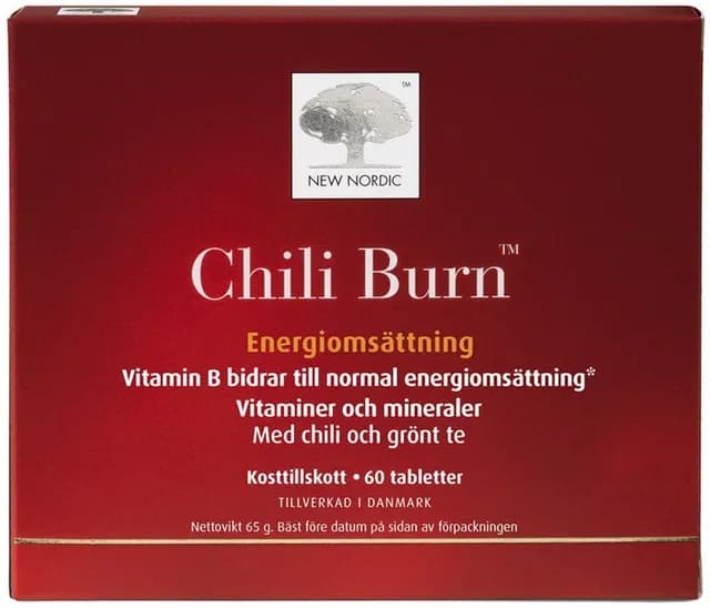 New Nordic Chili Burn 120 tabletter