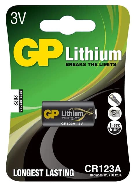GP Batteries Lithiumbatteri CR123A 1-pack