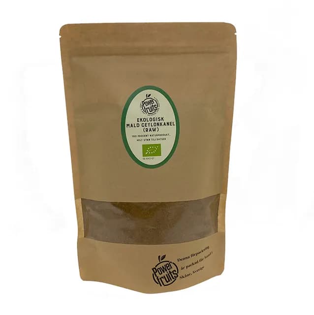 Powerfruits Ekologisk Ceylonkanel Mald RAW 400 g