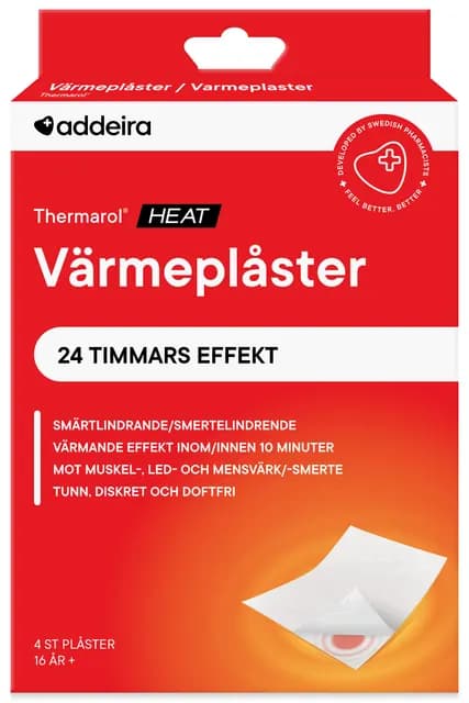 Addeira Thermarol Smärtlindrande Värmeplåster 4 st