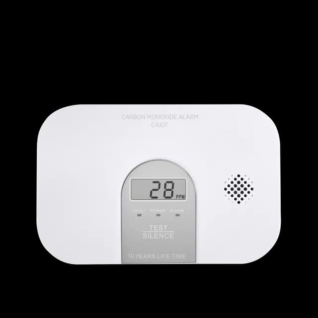 Housegard kolmonoxidlarm med LCD inkl 3-årsbatteri CA107