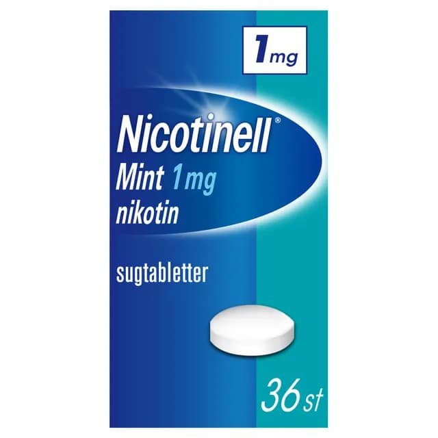 Nicotinell Mint komprimerad sugtablett 1 mg 36 st