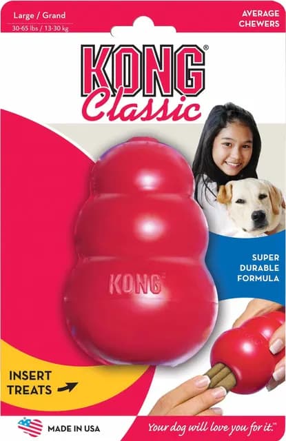 Kong Classic Röd L 11 x 7 cm