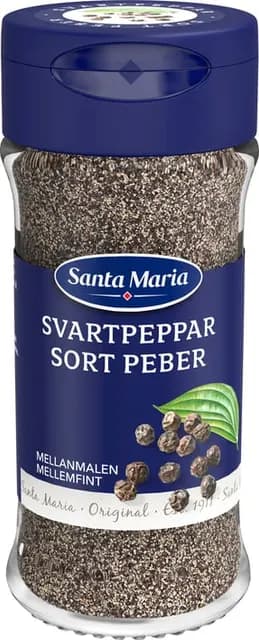 Santa Maria Svartpeppar Mellanmalen 30 g