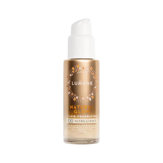 Lumene Natural Glow Fluid Foundation SPF20 00 Ultra Light 30 ml