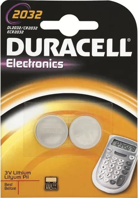 Duracell Litiumbatteri DL2032 (CR2032), 2 st