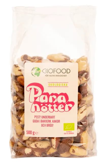 Biofood Ekologiska Paranötter 500 g