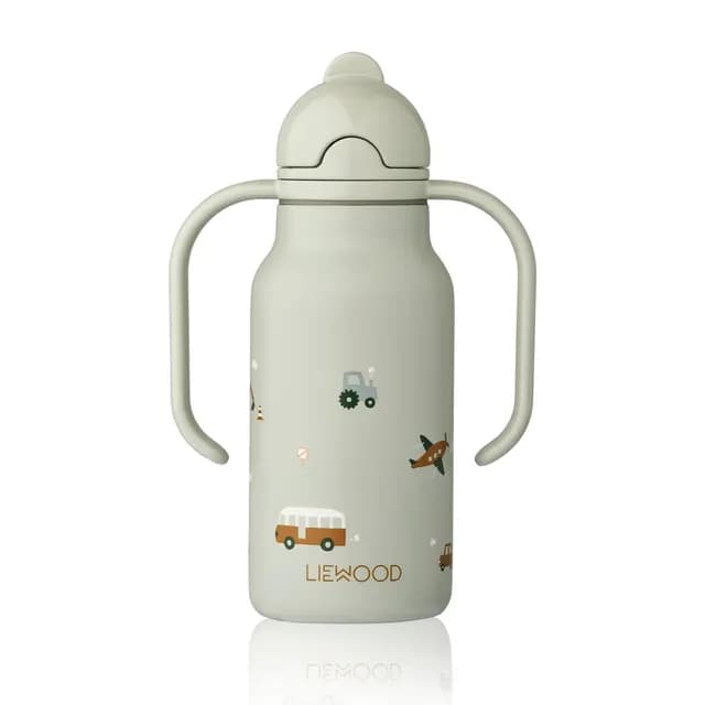LIEWOOD Kimmie Sugrörsflaska Vehicles 250 ml