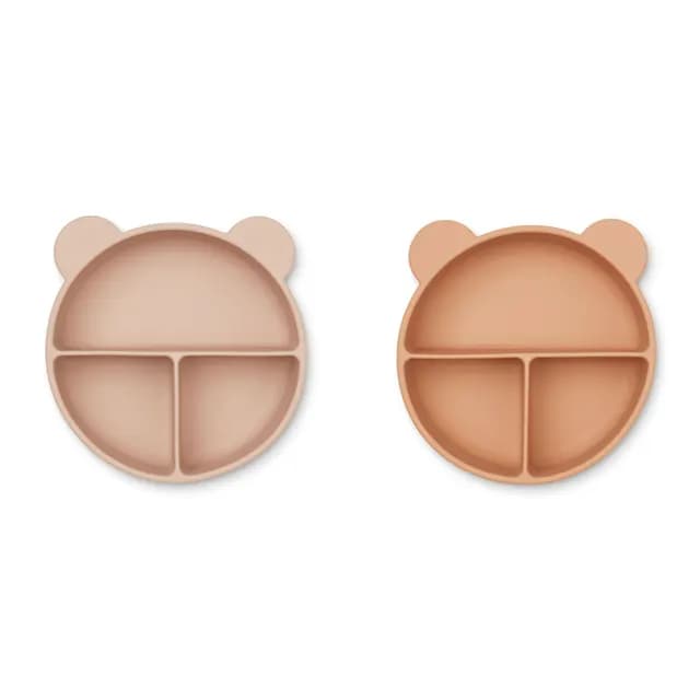 LIEWOOD Connie Facktallrik Rose Mix 2-pack
