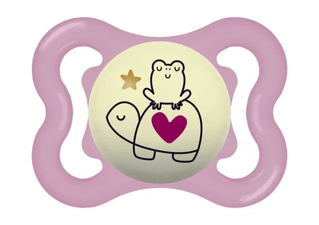 MAM Supreme Night Silicone Pink 0-6m 1-pack