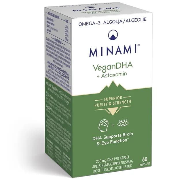 Minami VeganDHA Omega-3 75% 60 kapslar