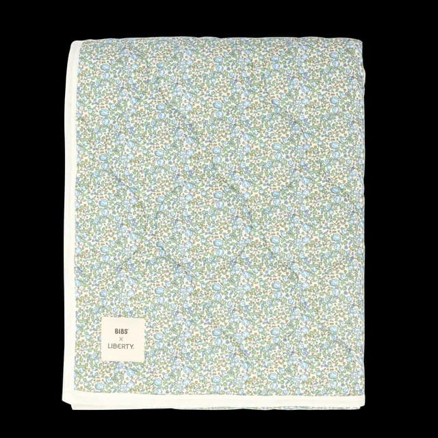 BIBS x Liberty Quilted Blanket Eloise Ivory