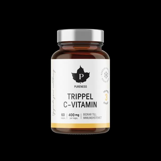 Pureness Trippel C-vitamin 60 kapslar