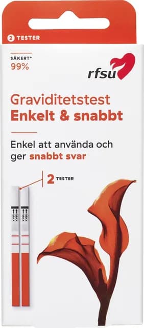 RFSU Graviditetstest Teststickor 2 st