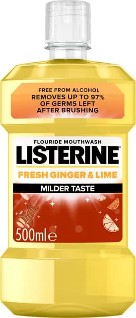 Listerine Fresh Ginger & Lime Munskölj 500 ml