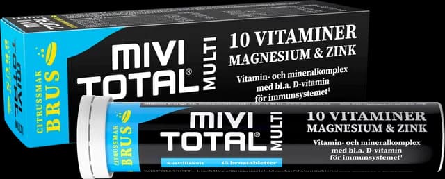 Mivitotal Brus Vitamin & Mineraltillskott 15 st