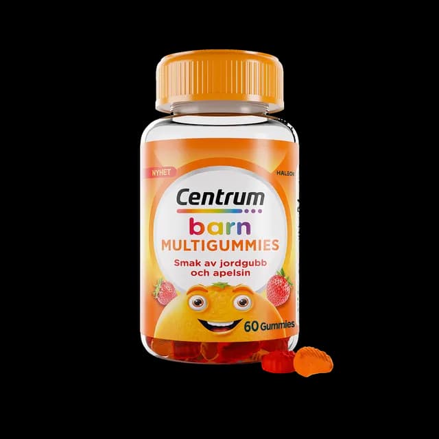 Centrum Barn Multivitamin Gummies Jordgubb & Apelsin 60 gummies