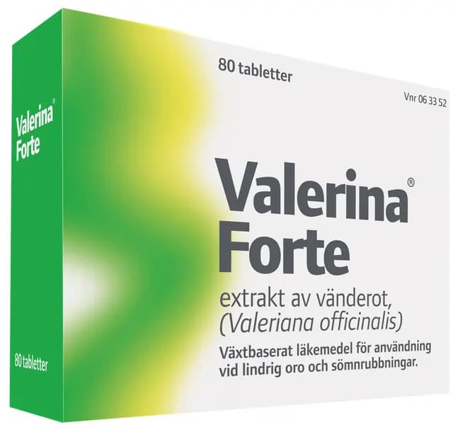 Valerina Forte filmdragerad tablett 80 st