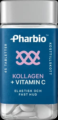 Pharbio Kollagen + Vitamin C 45 tabletter