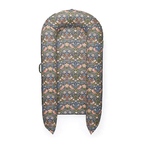 DockATot Grand XL Babynest Strawberry Thief William Morris