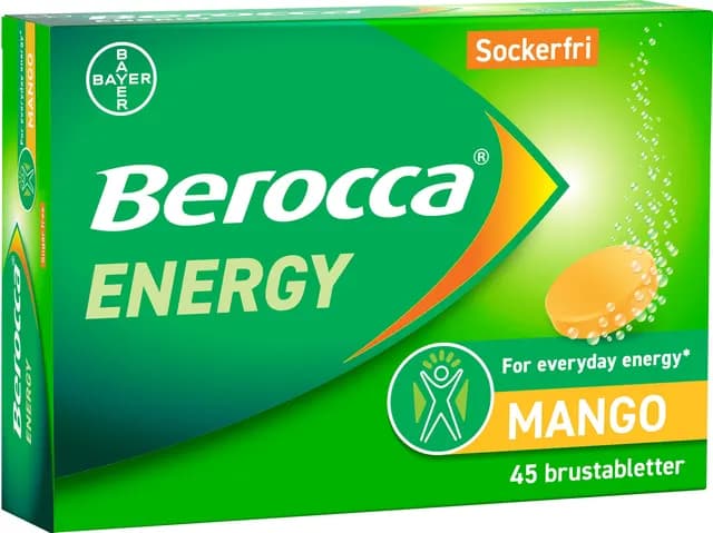 Berocca Energy Mango 45 brustabletter