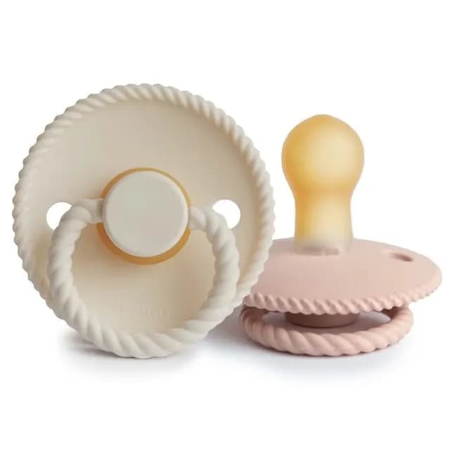 FRIGG Rope Latex Strl 1 Blush/Cream 2-pack