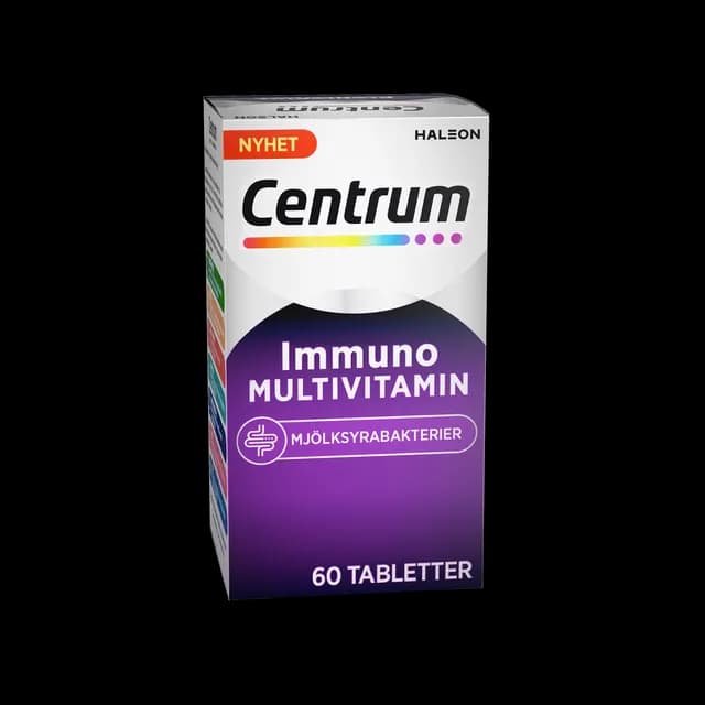 Centrum Immuno Multivitamin + Mjölksyrabakterier 60 tabletter