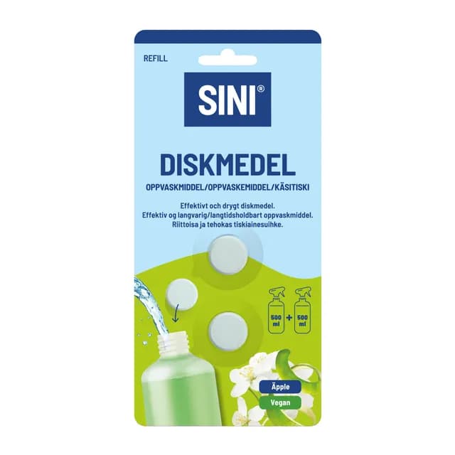 SINI Rengöringstablett Disk refill 2-pack