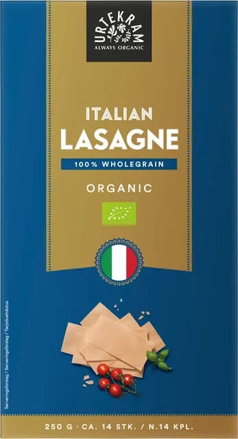 Urtekram Italian Lasagne EKO 250 g