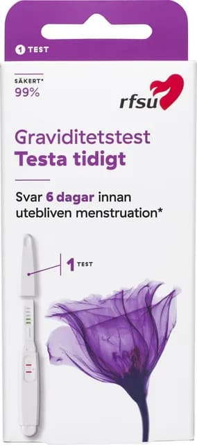 RFSU Graviditetstest testa tidigt 1 st