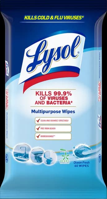 Lysol wipes 60 st