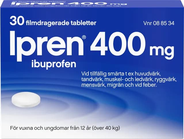 Ipren Filmdragerad Tablett 400 mg 30 st