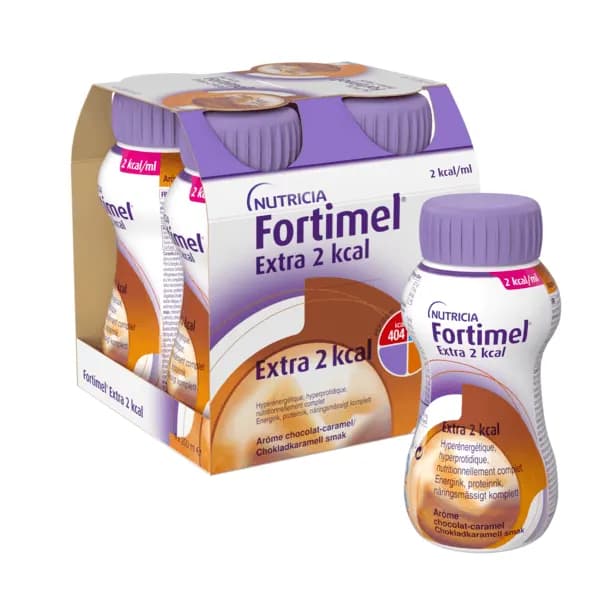 Fortimel Extra 2 kcal Choklad-Karamell 4 x 200 ml