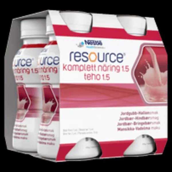 Resource Komplett Näring Hallon-Jordgubb 4 x 200 ml