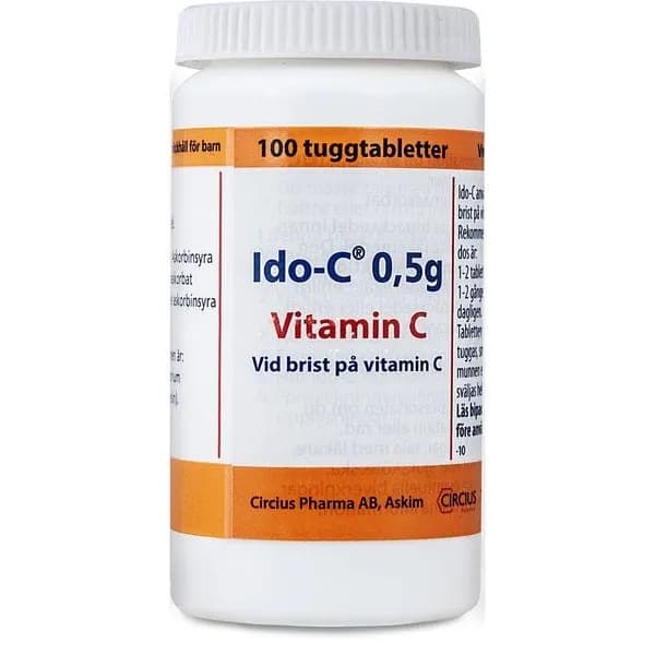 Ido-C, tuggtablett 0,5 g 100 st